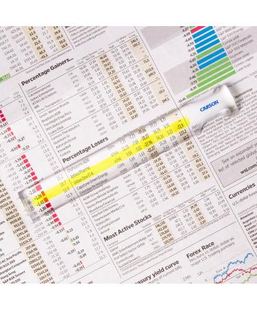 Carson MR-25 MagniRead 1.5x Bar Magnifier with Guideline - MagniRead MR-25 - Buy Online on GoSupps.com