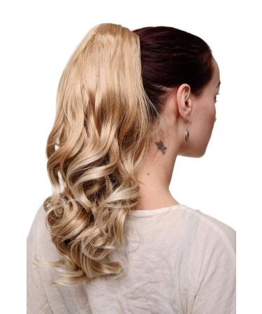 WIG ME UP - Hairpiece braid ponytail butterfly clip blonde mix wavy SDM13045-16TKB88