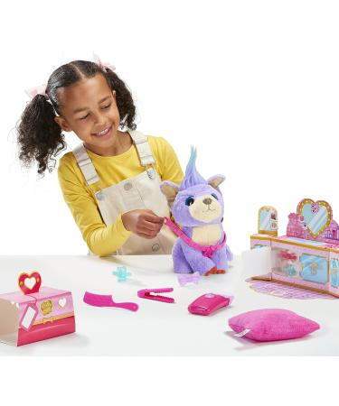 Little Live Pets Scruff-a-Luvs Cutie Cuts Purple Plush - Shave, Reveal & Style - Buy Online on GoSupps.com