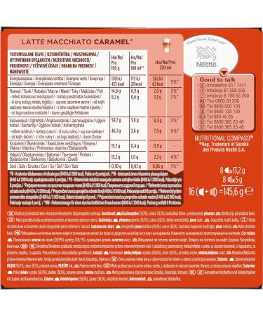 Nescaf Dolce Gusto Latte Macchiato Caramel - 48 Coffee Capsules | Arabica Robusta | Fine Caramel Aroma & Creamy Milk Foam | International Shipping Available - Buy Online on GoSupps.com