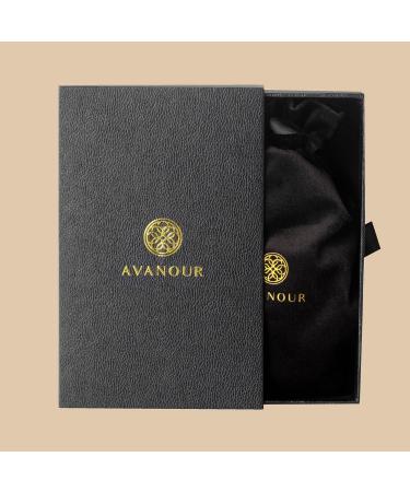 Avanour Vegan Dry Brush Set | Plastic-Free Body Brush with Natural Bristles | Gift Box & Velvet Travel Bag | Includes Dry Brush Guide - Buy Online on GoSupps.com