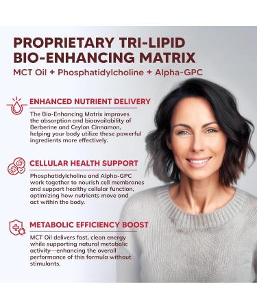 aSquared Nutrition Berberine with Ceylon Cinnamon Supplement - 1400mg Max Strength Complex - 120 Capsules - 1200mg HCl Powder Extract Plus Pills - Alternative to Gummies & Drops 120 Count (Pack of 1) - Buy Online on GoSupps.com