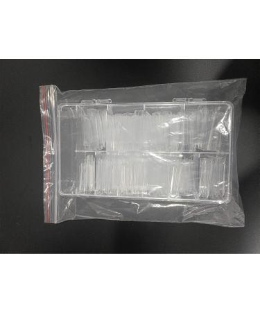 Kalolary 500PCs Extra Long Transparent C Curve Nail Tips XXL Coffin Shape French Fake Nails for Nail Art & Manicure - Buy Online on GoSupps.com