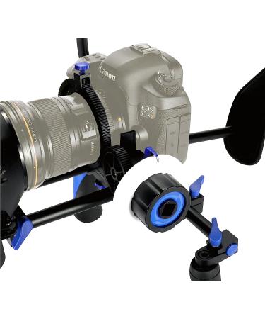 MARSRE DSLR Shoulder Rig Film Making Kit with Follow Focus, Matte Box, C-Shape Mounting Bracket and Top Handle for DSLR Video Cameras and DV Camcorders - Buy Online on GoSupps.com