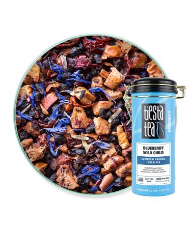 Tiesta Tea Company Premium Loose Leaf Tea Blueberry Wild Child Caffeine Free 5.5 oz (155.9 g)