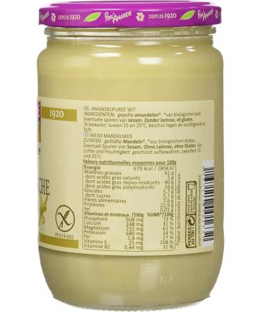 Perl'amande Organic Blanched Almond Puree 630 G - Buy Online on GoSupps.com