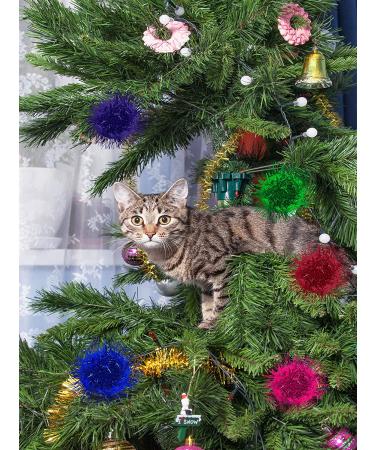 20 Pcs 2 Inch Cat Sparkle Balls Toy for Kittens and Cats - Interactive Exercise and Play Balls for Chasing - Buy Online on GoSupps.com