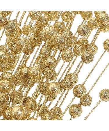 HOMSFOU 2 Bunches Imitation Golden Powder Berry Artificial Berry Branches Christmas Ornaments Sparkling Floral Sprays Artifical Flower Arrangements Christmas Picks Plastic Supplies Flash - Buy Online on GoSupps.com