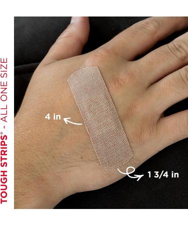 Band-Aid Tough Strips Adhesive Bandages - Durable Protection for Minor Cuts and Scrapes - 60 ct - Buy Online on GoSupps.com
