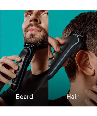 Braun 10-in-1 All-in-One Style Kit Series 5 Male Grooming Kit With Beard Trimmer Hair Clippers Nose and Ear& Precision Trimmer Gifts for Men UK 2 Pin Plug MGK5445 Black Packaging may vary Black MGK5445 - Buy Online on GoSupps.com