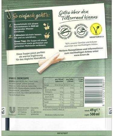 Buy Knorr Gourmet Asparagus Soup - 20 Pack | Delicious International Delivery - Buy Online on GoSupps.com