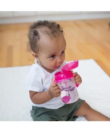 Dr. Brown's Pink Critters Sippy Cup with Straw - 9oz - 6m - Buy Online on GoSupps.com