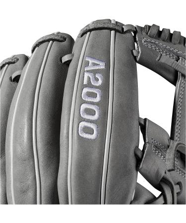 Wilson A2000 Fastpitch 11.75 Infield Glove - Grey/White, Right Hand Throw - Buy Online on GoSupps.com