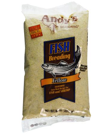 Andy's Seasoning Yellow Fish Breading 10oz(Pack of 3)
