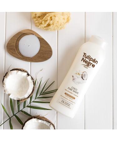 BRISEIS SA Set of 6 shower gel and pure coconut white 650 ml black tulip - Buy Online on GoSupps.com