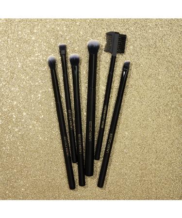 LAURA GELLER NEW YORK All-Over Eye Shadow Brush - Black Wooden Handle | Best Eyeshadow Brush for Flawless Application - Buy Online on GoSupps.com