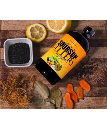 GENNAIO NATURALS Organic Soursop Bitters 16 oz Immune Vitaity and Total Health Support Supplement - Buy Online on GoSupps.com
