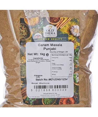 Old India Garam Masala Punjabi 1kg - Authentic Indian Spice Blend - Buy Online on GoSupps.com