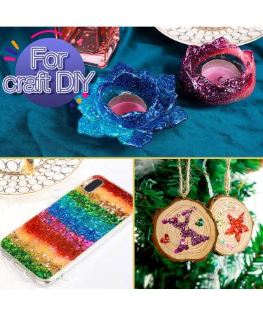 FANDAMEI 32-Pot Chunky Holographic Glitter for Eyes, Face, Hair, Nails, Lips - Festival Cosmetic Sparkle for Resin, Wax Melts, Crafts & Christmas Party - Buy Online on GoSupps.com