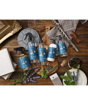 Caldrea Basil Blue Sage Hand Soap Refill - 32 oz Liquid with Aloe Vera Gel, Olive Oil & Essential Oils - Buy Online on GoSupps.com