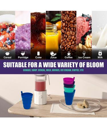 Klickpick Home Kids Cups with Built-in Straw - Set of 8 | 10oz Toddler Drinking Cups | BPA Free & Dishwasher Safe | Brightly Colored Tumbler Cups - Buy Online on GoSupps.com