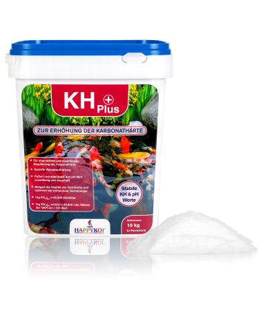 Happykoi KH Plus - Increase the carbonate hardness for stable KH water hardness & pH values in the Koi pond swimming pond (10.0 kg)
