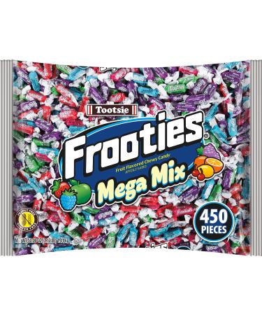 Frooties Mega Mix Assorted Fruit Flavor Chewy Candy 450 Piece / 50.06 oz Bag