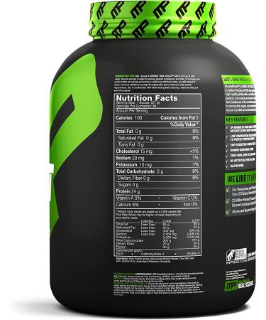 Muscle Pharm Combat 100% Isolate Protein - Vanilla Ice Cream - 5 lbs | Top Quality Supplement - Buy Online on GoSupps.com