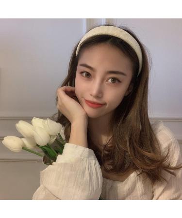 Shop Wide Braided Straw Headband for Women | Coarse Rattan Woven Hair Bands | Non-Slip Thick Hair Accessories | Bohemian Style - Buy Online on GoSupps.com