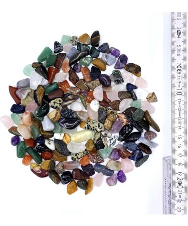 Buy Colorful Gemstone Set | Natural Drumstones in Fabric Bag | Real Gemstone Mix (1-1.5cm) - International Shipping Available - Buy Online on GoSupps.com