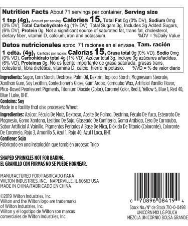 Wilton Unicorn Sprinkles Mix  10 oz. - Buy Online on GoSupps.com