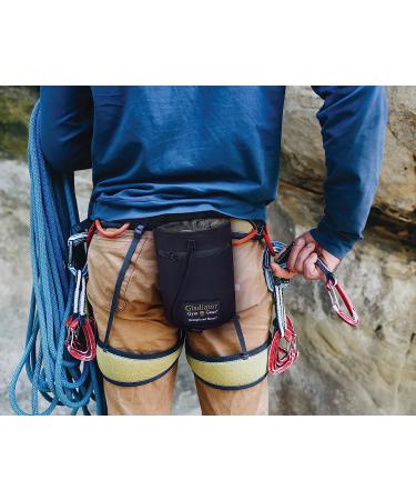 Gladiator Climbing Chalk Bag with Pockets and Adjustable Belt - Black - Buy Online on GoSupps.com