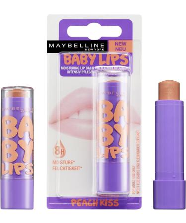Maybelline New York Baby Lips Peach Kiss - Moisturising Lip Care Balm with SPF20 | 5g - Shop Internationally! - Buy Online on GoSupps.com