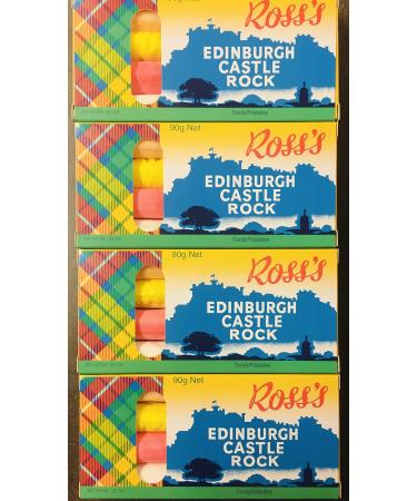 Ross's Edinburgh Castle Rock 4 x 90g Boxes - 16 Sticks