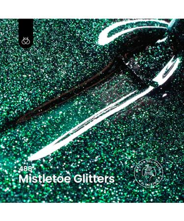 Buy Beetles UV Gel Nail Polish - Glitter Green Flash 15ml | Mistletoe Glitter for DIY Nail Art - Perfect Gift for Women - Buy Online on GoSupps.com