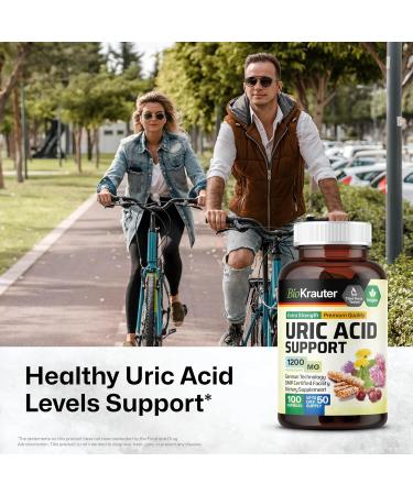 Maui Herbs Uric Acid Support Capsules - Liver Cleanse Supplement with Turmeric, Tart Cherry, Milk Thistle & More - Non-GMO Vegan Formula - 100 Capsules - Buy Online on GoSupps.com