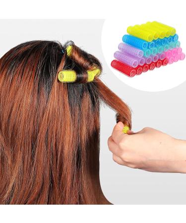 36 Pieces Self-Adhesive Curlers Kit for Short Hair | Overnight Hair Winder & Styling Tools | Perfect Small Curls Set for Women - Buy Online on GoSupps.com