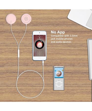 Pregnancy Belly Headphones Baby-Bump Speaker | FDA-Cleared Safe Adhesives | Prenatal Music Player for Mom and Baby | Pink - Buy Online on GoSupps.com