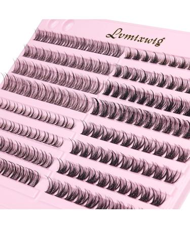 Eyelashes Manga Lashes - DIY Cluster Extensions D Curl & Natural Wispy Styles | Fluffy Individual Eyelash Extensions by LVMixWig L04-Manga - Buy Online on GoSupps.com