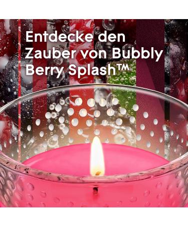 Glade Long-Lasting Scented Candle - Bubbly Berry Splash Pack of 4 (4x224g) | Shop Internationally - Buy Online on GoSupps.com