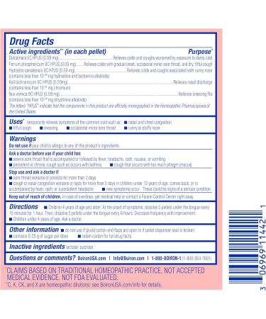 Chestal Kids Cold & Cough Pellets for Nasal & Chest Congestion Fitful Cough Sneezing Occasional Minor Sore Throat and Runny or Stuffy Nose - 2 Count (160 Pellets) - Buy Online on GoSupps.com