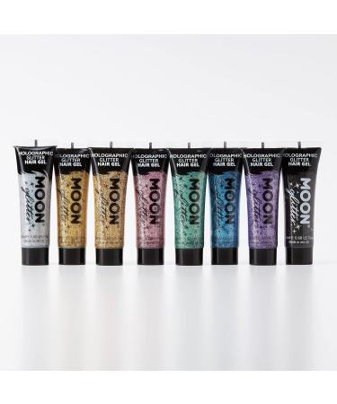 Buy Moon Glitter Holographic Hair Gel - Set of 8 (0.67fl oz) | Best International Shipping - Buy Online on GoSupps.com