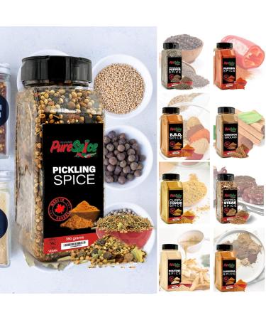 PureSpice Whole Pickling Spice 300 Grams | Restaurant Grade Vegan Kosher Powder Seasoning | Premium Flavor for Cooking Meat Steak Rub and Sauce (Pickling Spice Whole) - Buy Online on GoSupps.com