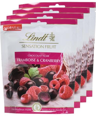 Lindt Sensation Fruit Raspberry/Cranberry 150g - Buy Online on GoSupps.com