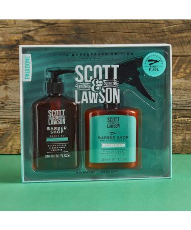 Scott and Lawson Barbershop Body Fuel - Hair and Body Wash Duo and Body Lotion 240ml Paladone One Size Multicolor - Buy Online on GoSupps.com