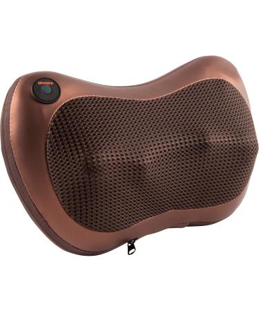 Silvergear Shiatsu Massage Cushion Electric Neck Back & Abdominal Massager with Heat & Car Charger - Buy Online on GoSupps.com