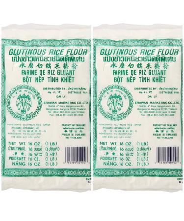 ERAWAN BRAND GLUTINOUS RICE FLOUR PACK OF 2 (2X 400g)