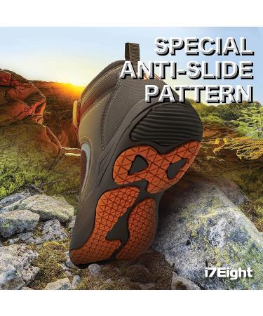 Kids Non-Slip Lightweight Boots for Outdoor Activities - Brown Boomerang | Size 1 Little Kid - Buy Online on GoSupps.com