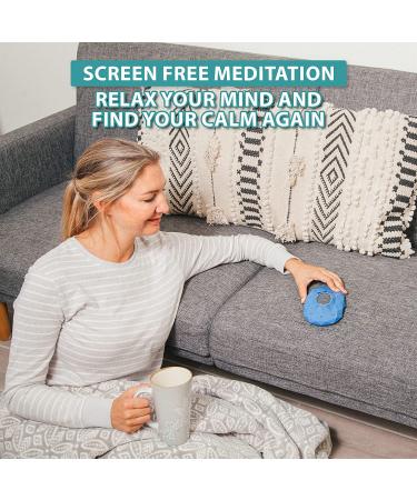 Zenimal Teen and Adult Meditation and Sleep Track Audio Player - Promotes Mindfulness with 9 Audio Meditations, Relaxing Music, Ocean Waves, and White Noise - Buy Online on GoSupps.com