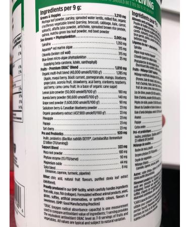 North Coast Naturals Ultimate Daily Greens | Superfood blend of superfruits land and sea greens - 270 g - Mixed Berry & Citrus Mixed Berry & Citrus 270 g (Pack of 1) - Buy Online on GoSupps.com